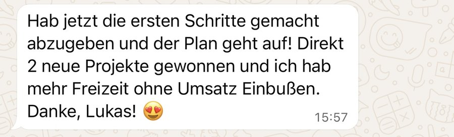 Kundenzitat aus einem KI-Setup